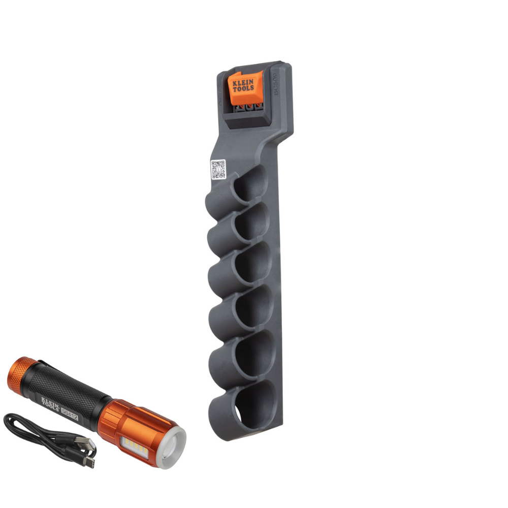 Klein Tools Socket Storage Module for Klein Bucket Work Center with Free Flashlight from Columbia Safety